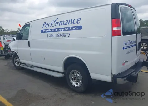 2021 GMC Savana Cargo Rwd 2500 Regular Wheelbase Work Van from USA, damaged, VIN 1GTW7AFPXM1307496